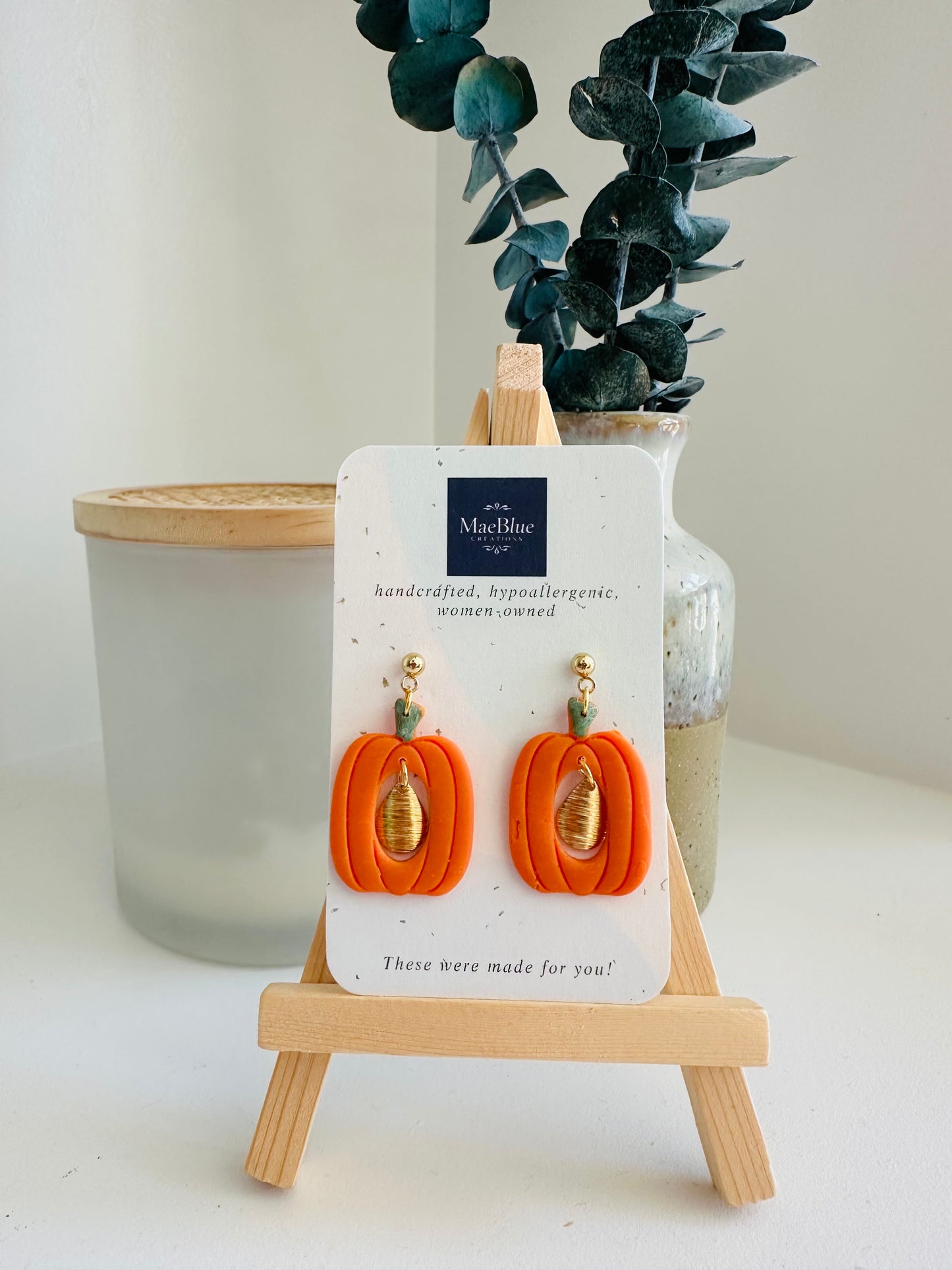 Golden Gourd Earrings (MULTIPLE COLORS)