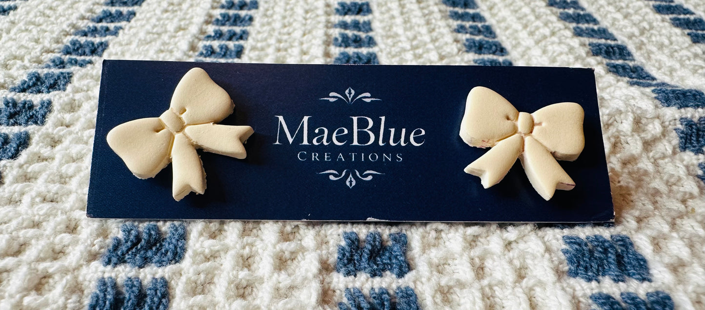 Livi Mini Bow Earrings (MULTIPLE COLORS)