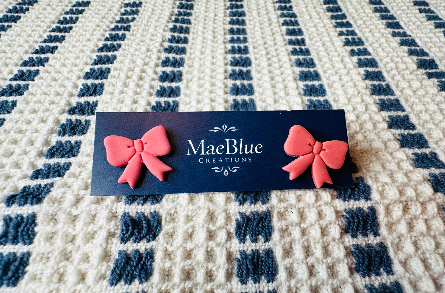 Livi Mini Bow Earrings (MULTIPLE COLORS)