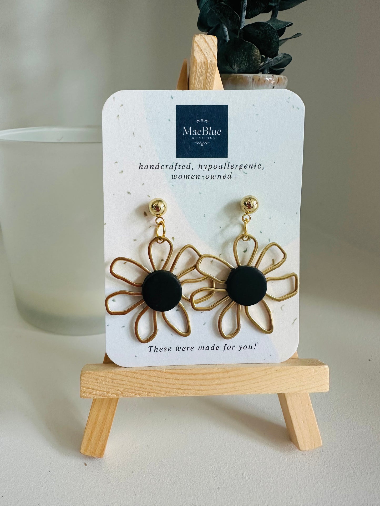 Flower Power Earrings (MULTIPLE COLORS)