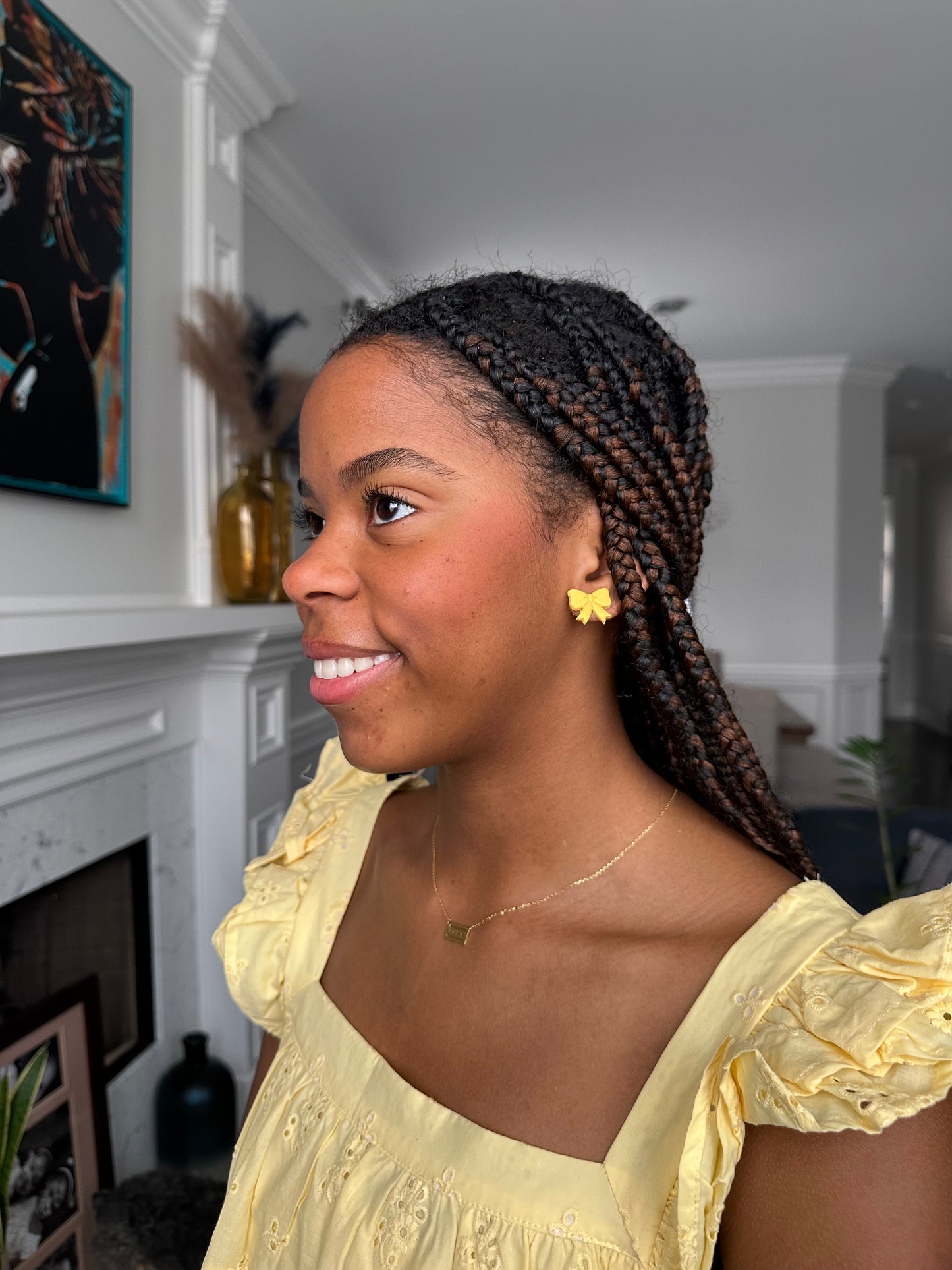 Livi Mini Bow Earrings (MULTIPLE COLORS)