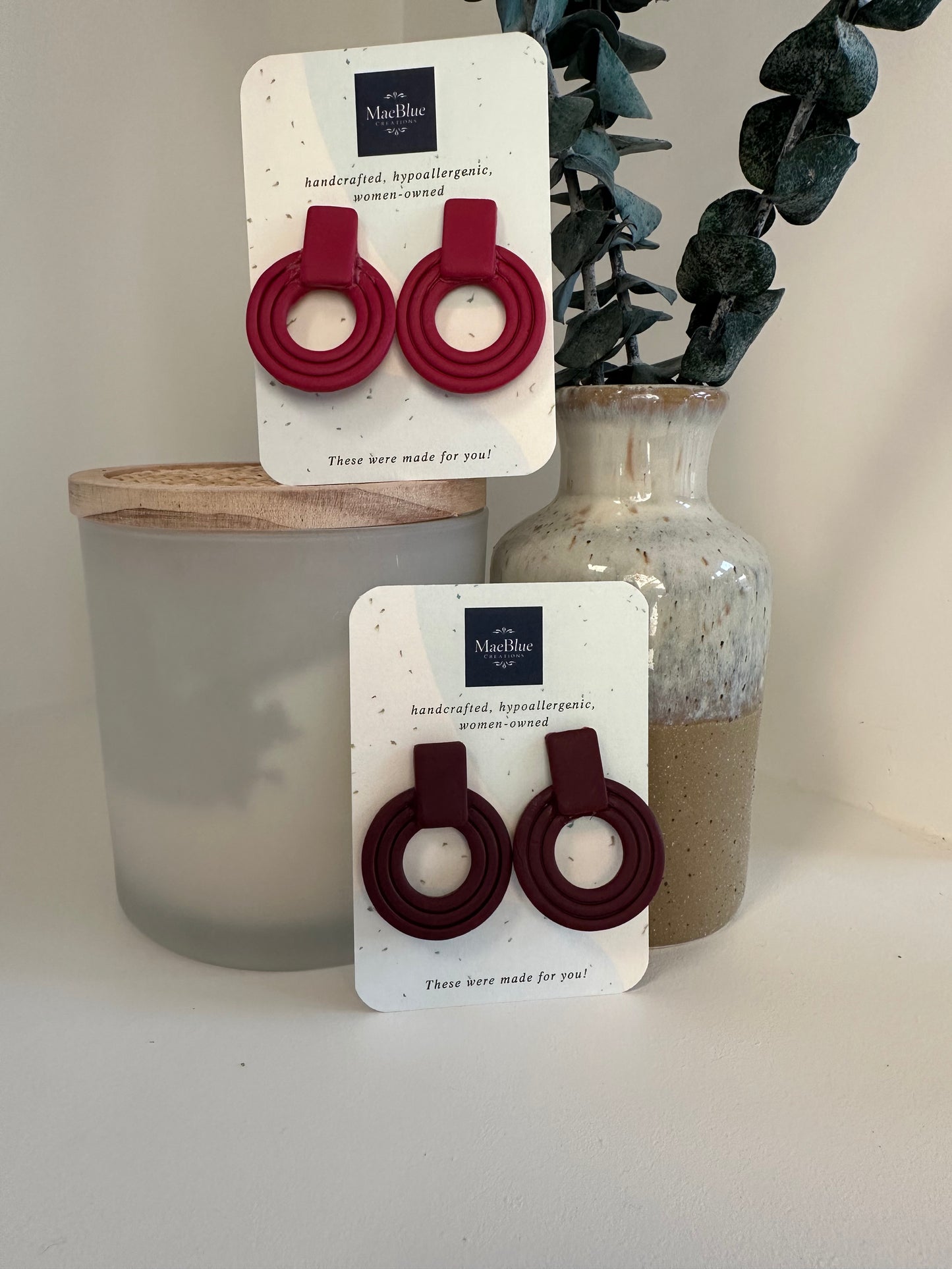 Retro Inspired Earrings (MULTIPLE COLORS)