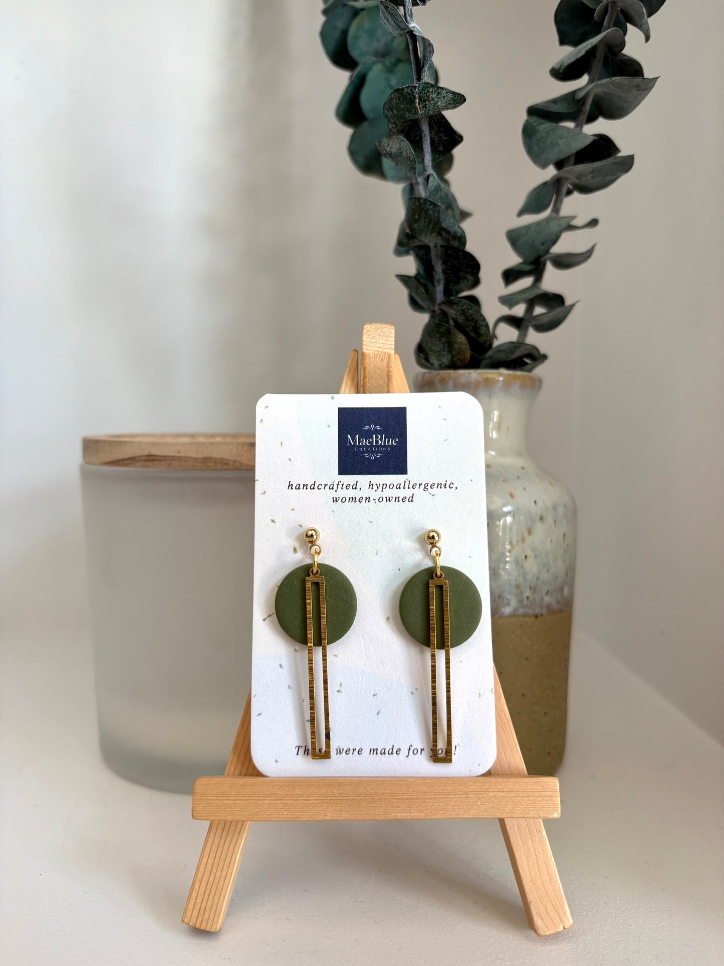 Mini Center of Attention Earrings (MULTIPLE COLORS)