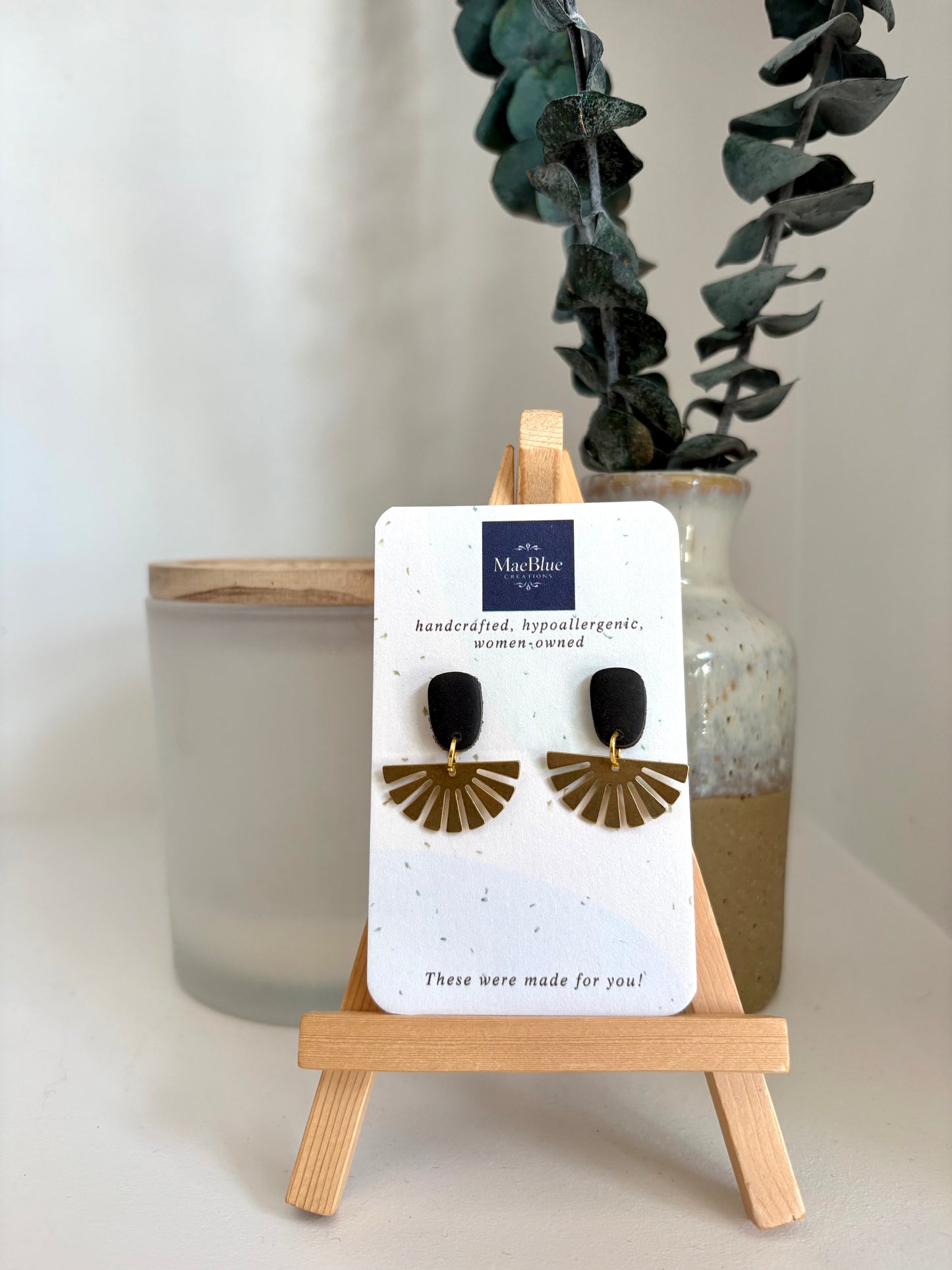 Gold Girlie Earrings (MULTIPLE COLORS)