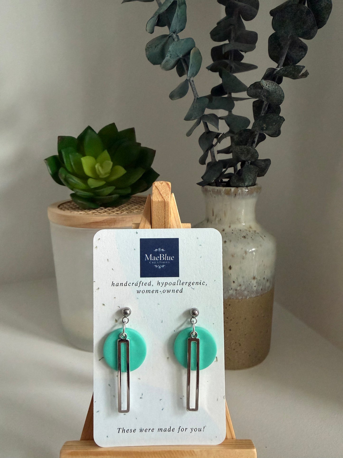 Mini Center of Attention Earrings (MULTIPLE COLORS)