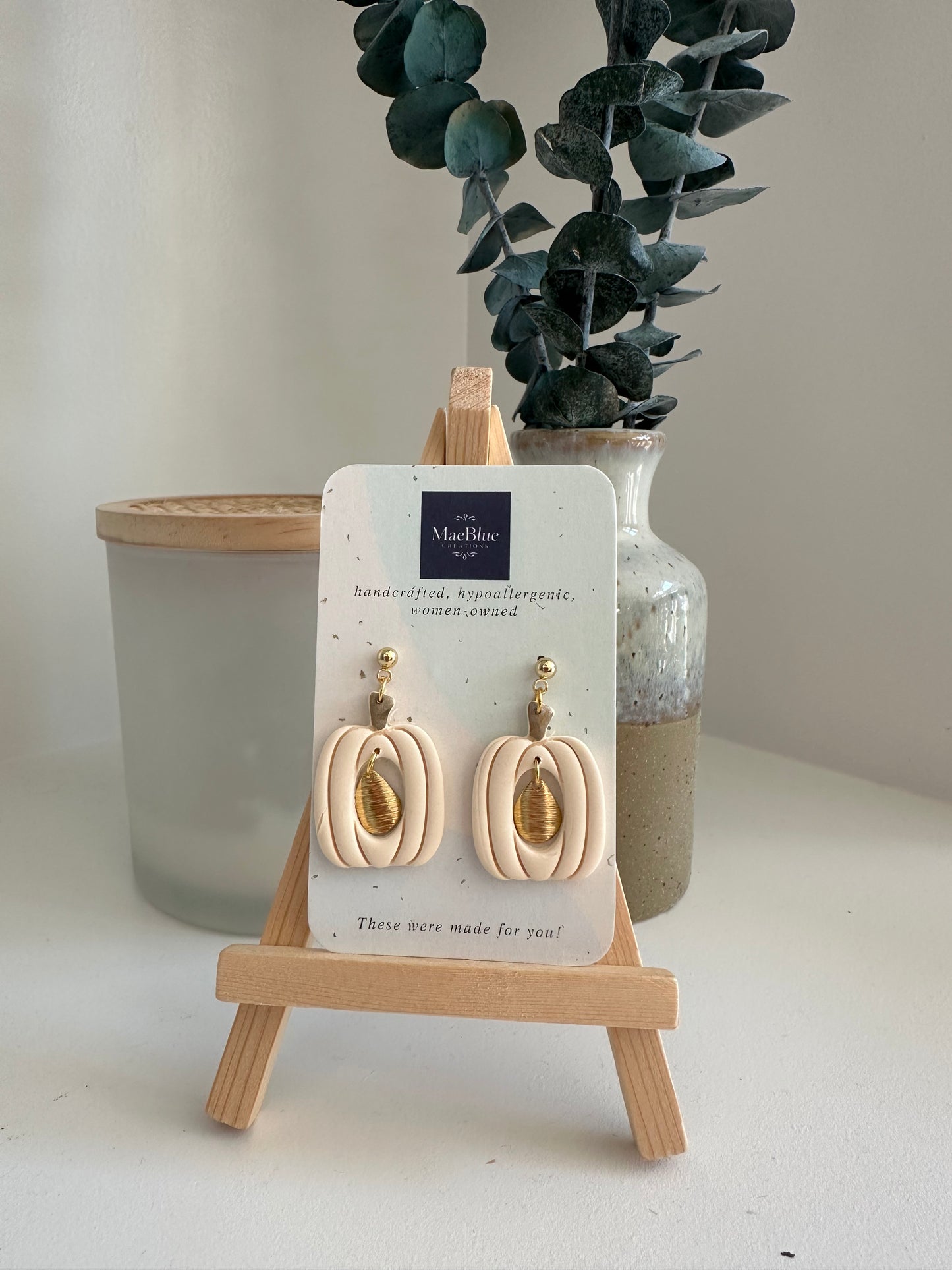Golden Gourd Earrings (MULTIPLE COLORS)