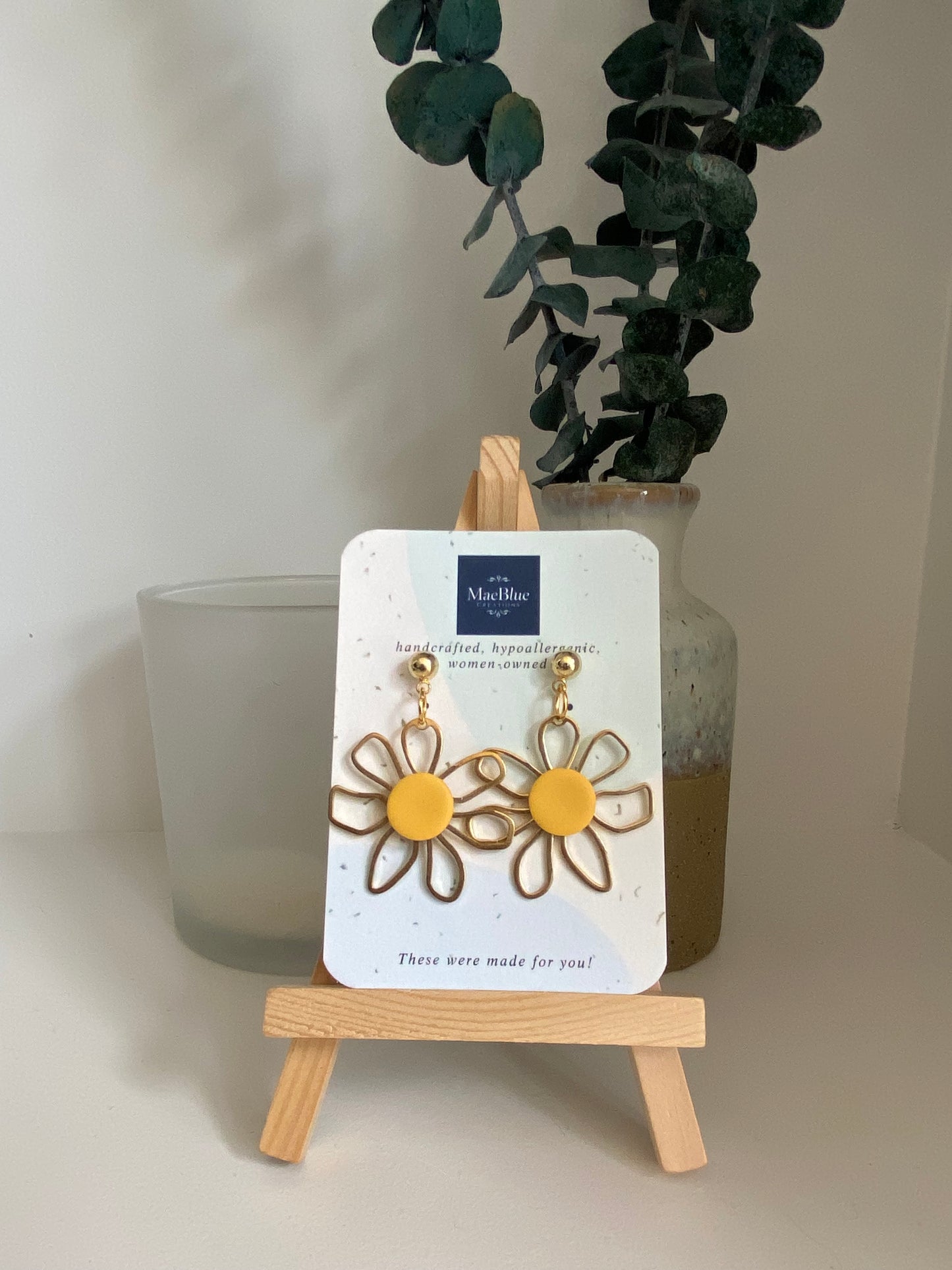Flower Power Earrings (MULTIPLE COLORS)