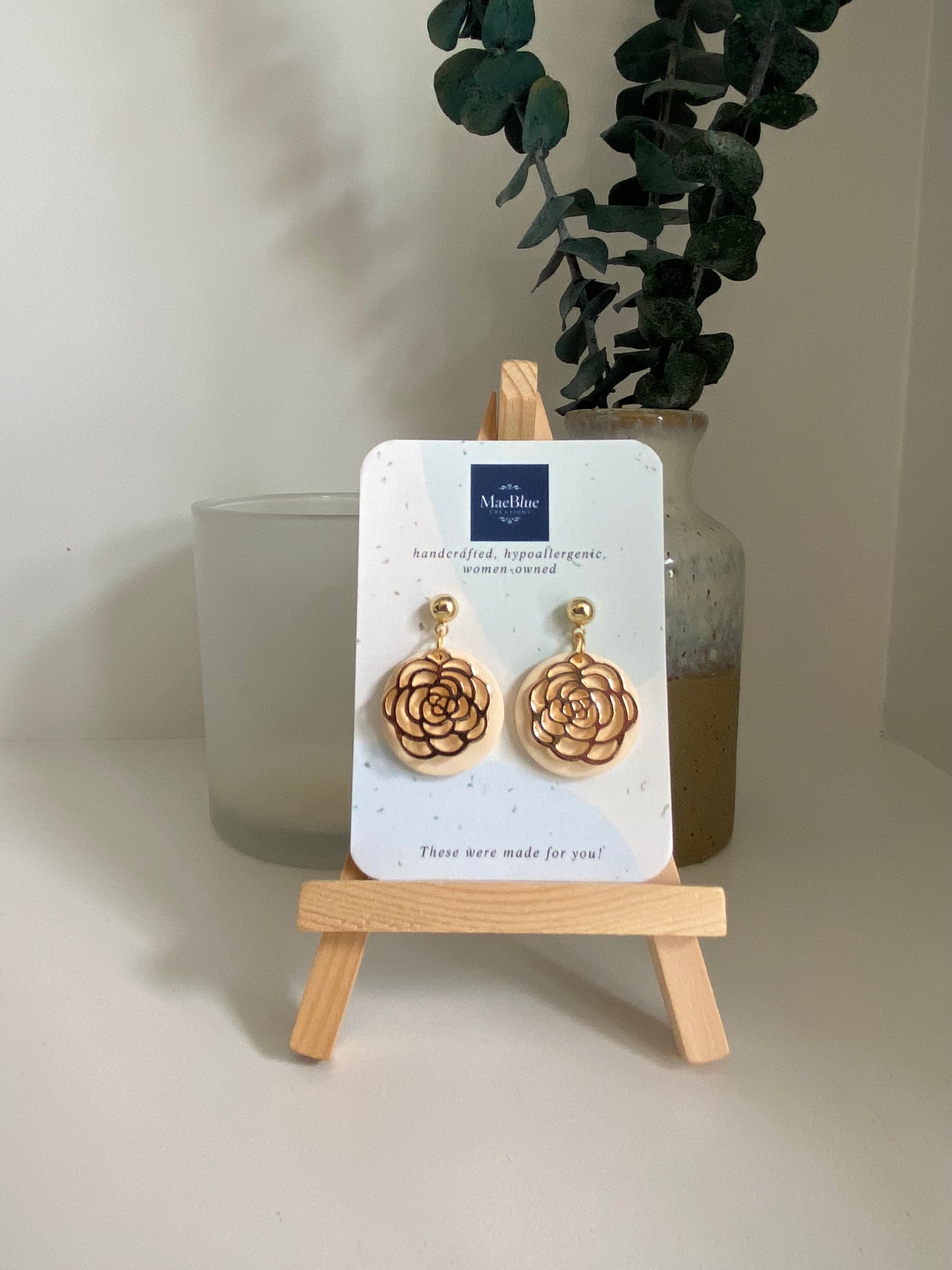 A Rose By Any Other Name Earrings (MULTIPLE COLORS)