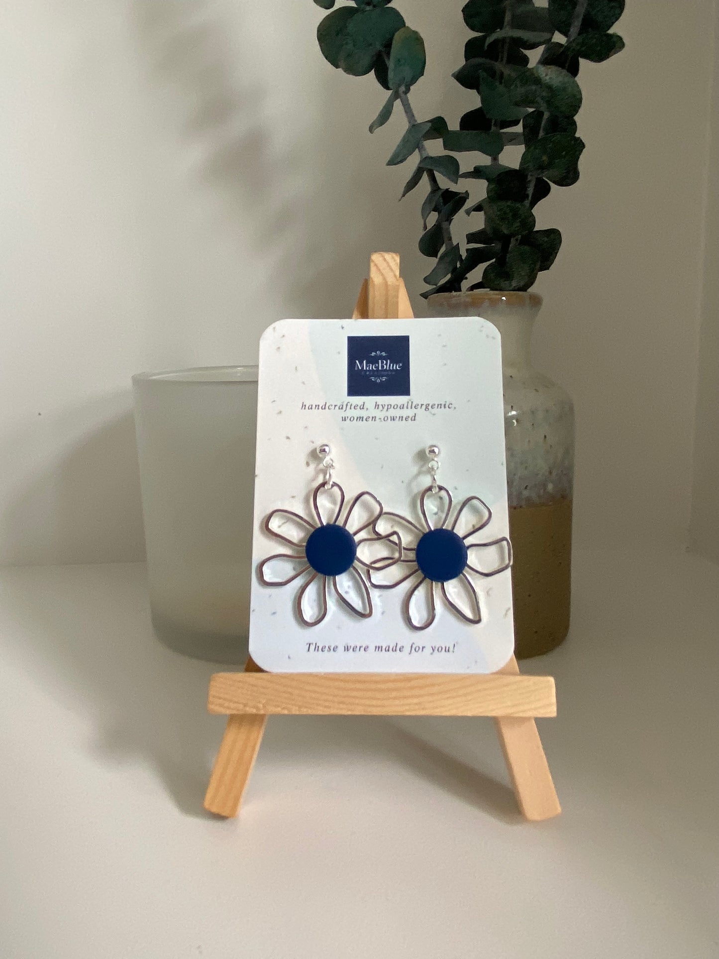 Flower Power Earrings (MULTIPLE COLORS)