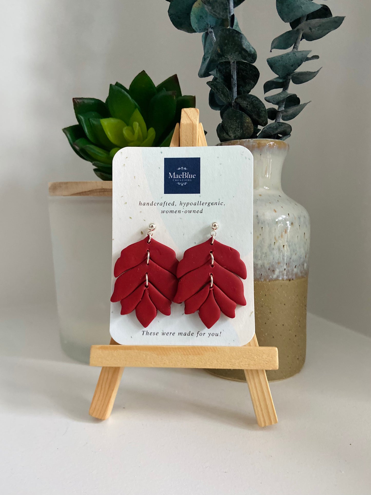 Just Leafy Earrings (MULTIPLE COLORS)
