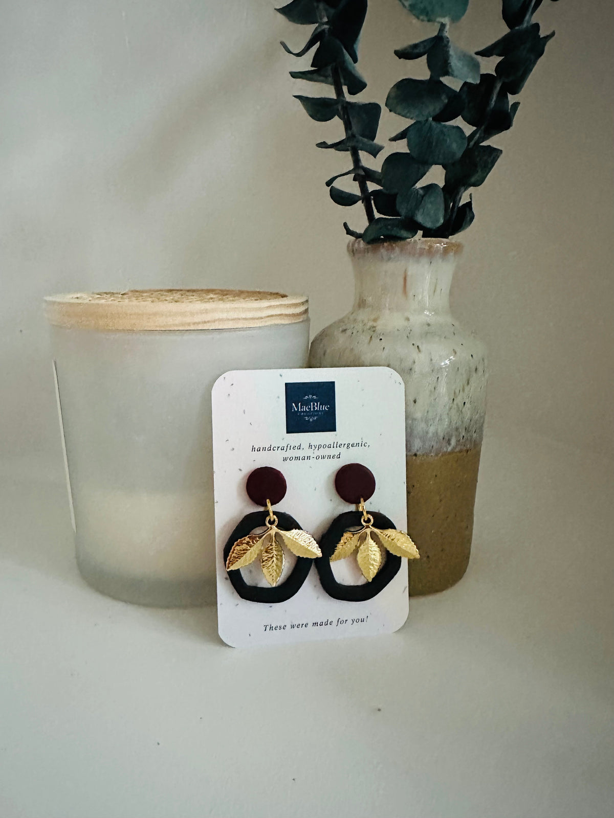 Good as Gold Leaf Earrings