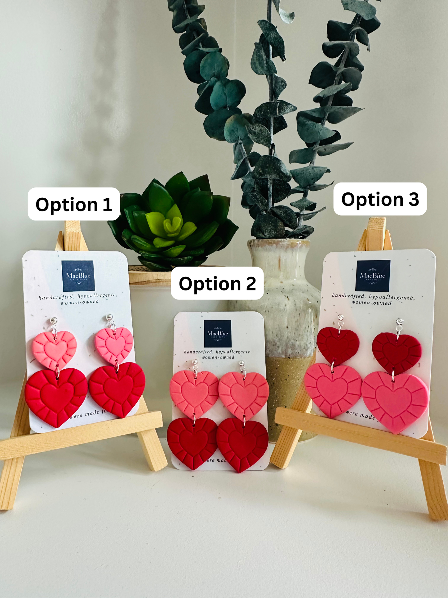Two Hearts Are Better Than One Earrings (MULTIPLE COLORS)