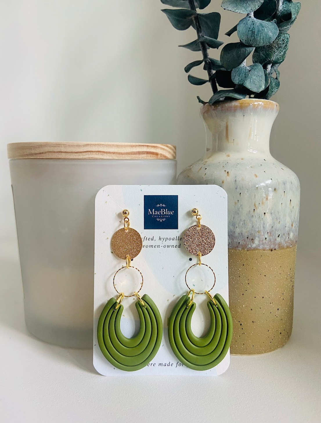 Horseshoe Earrings (MULTIPLE COLORS)