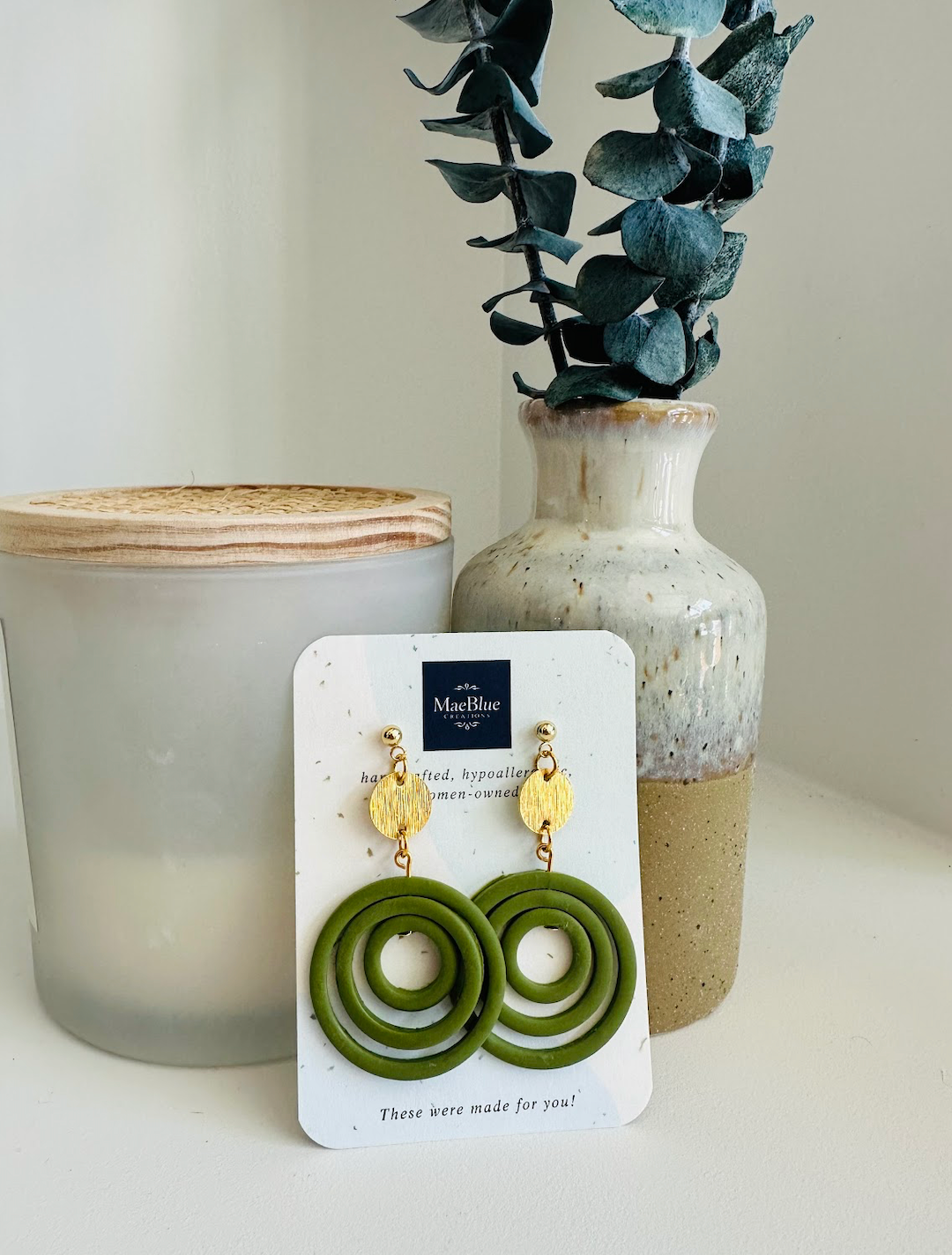 Multi Circle Earrings (MULTIPLE COLORS)