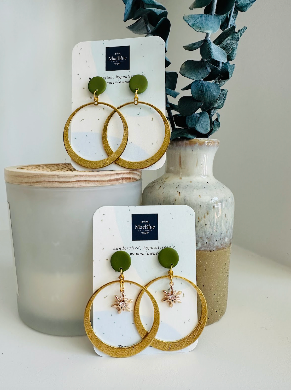 Gold Hoops (MULTIPLE COLORS)