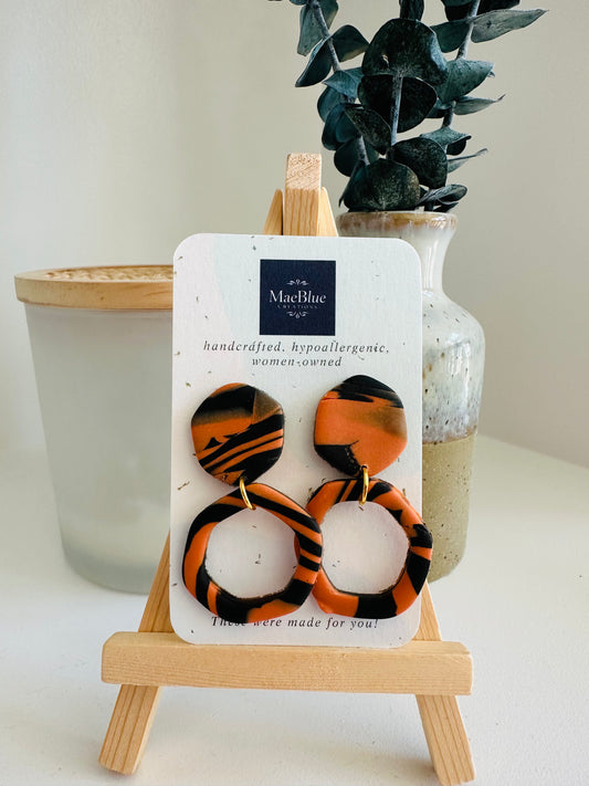 Marbled Fall Earrings