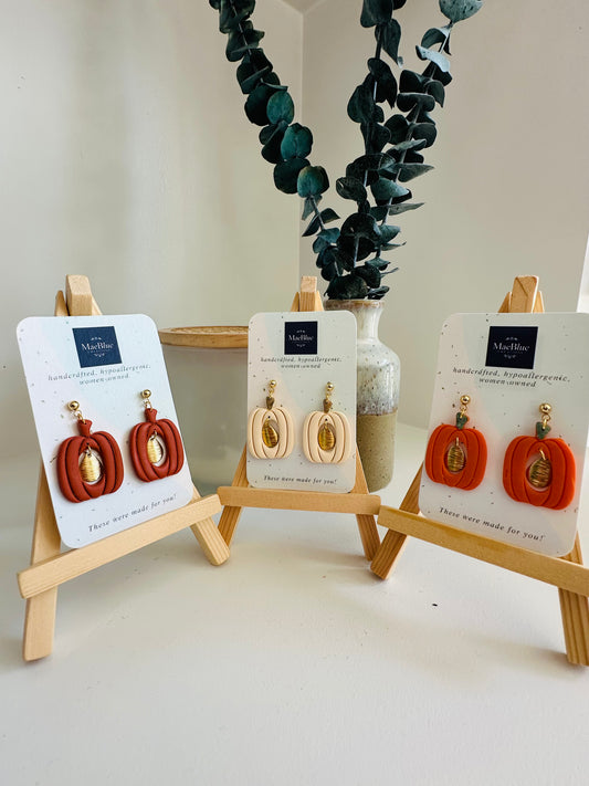 Golden Gourd Earrings (MULTIPLE COLORS)