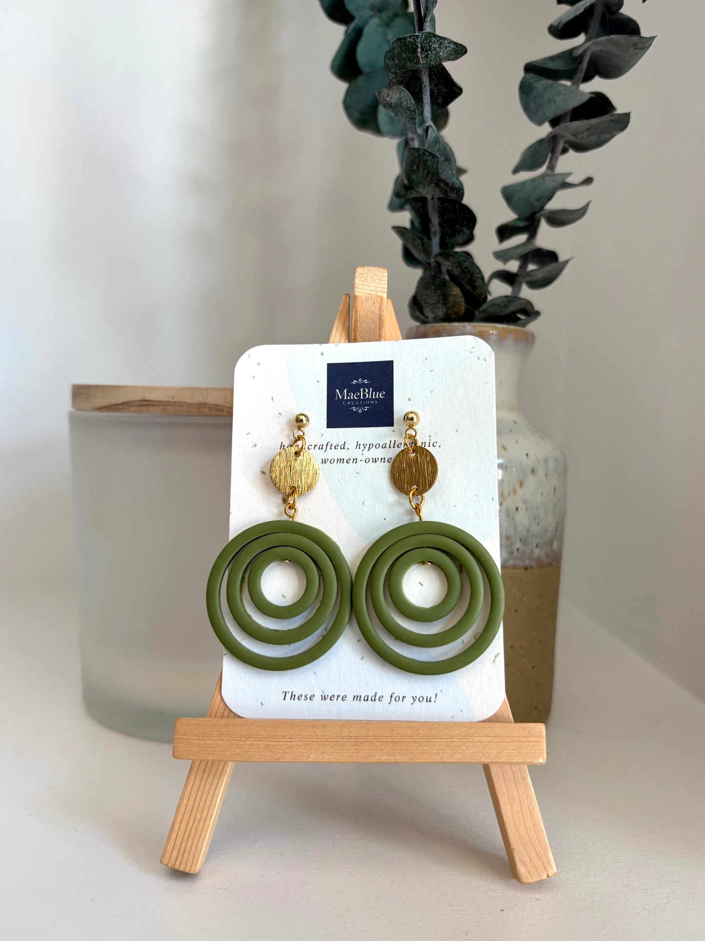 Multi Circle Earrings (MULTIPLE COLORS)