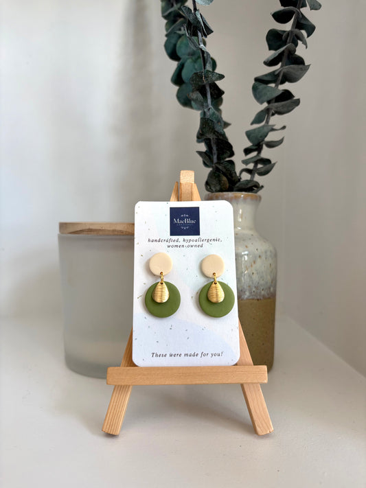 Golden Tear Earrings (MULTIPLE COLORS)