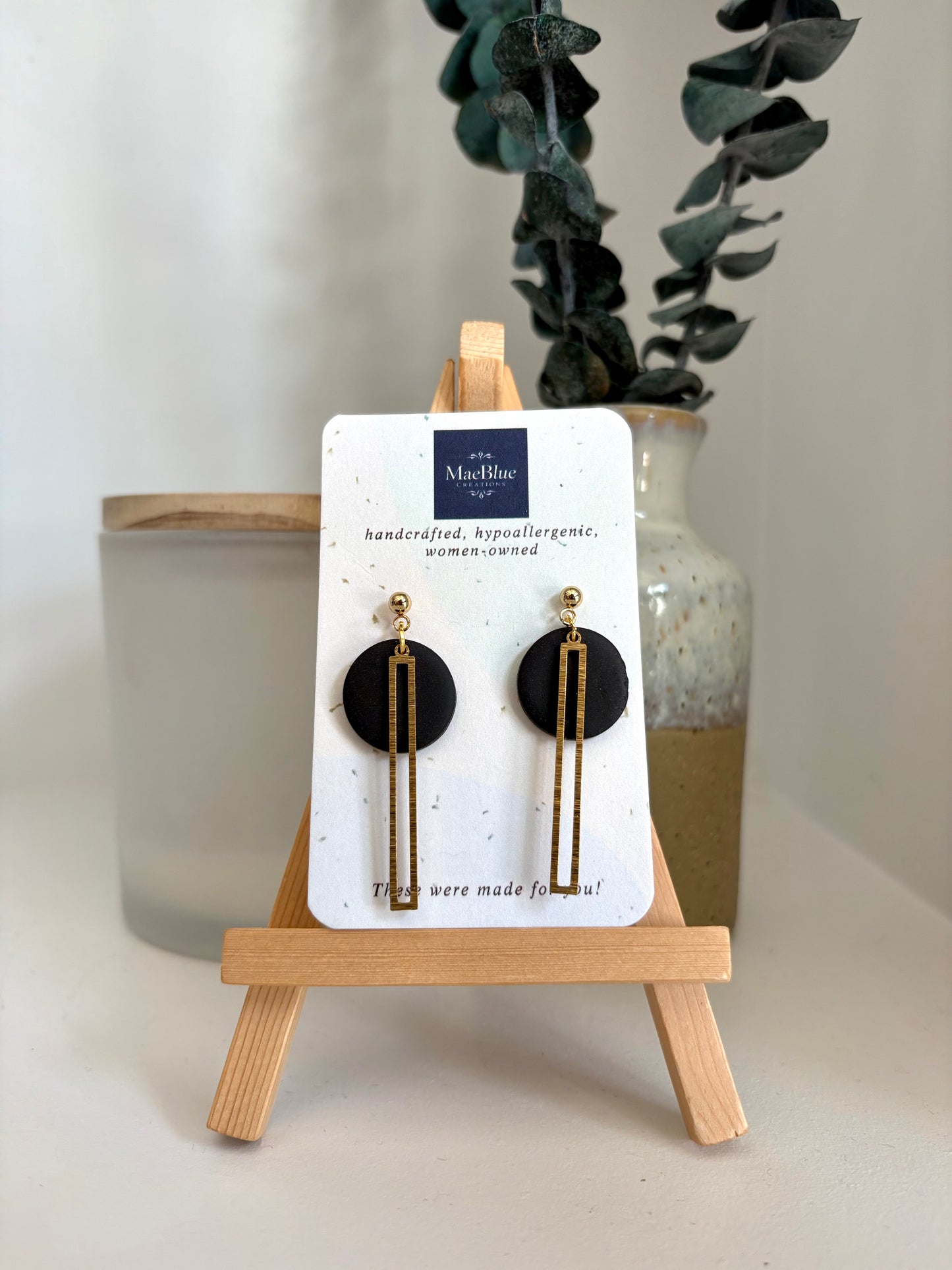 Mini Center of Attention Earrings (MULTIPLE COLORS)