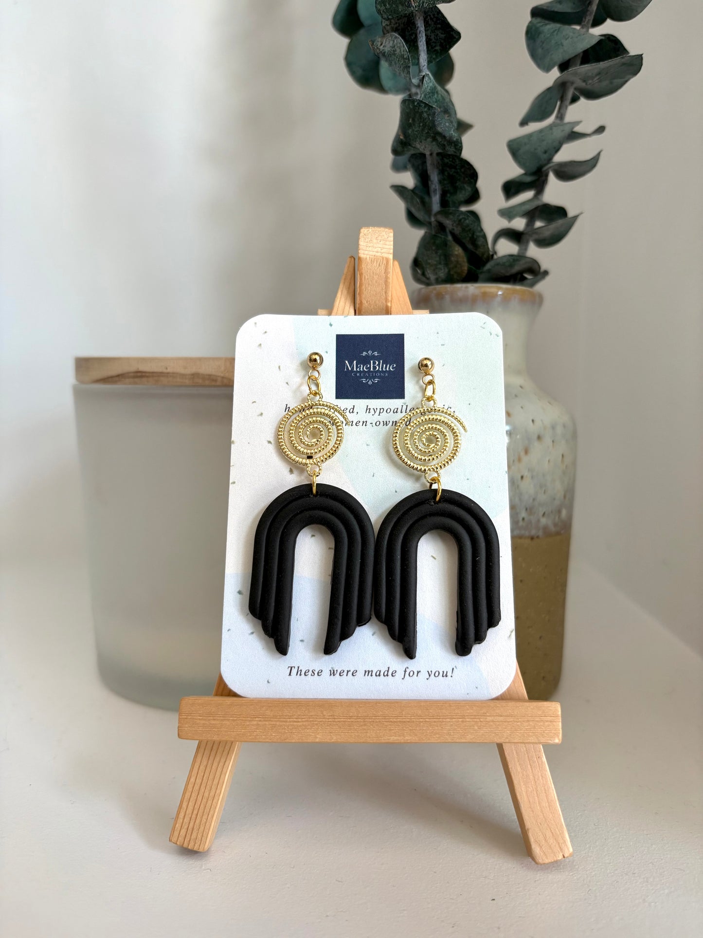 Spiral Arch Earrings