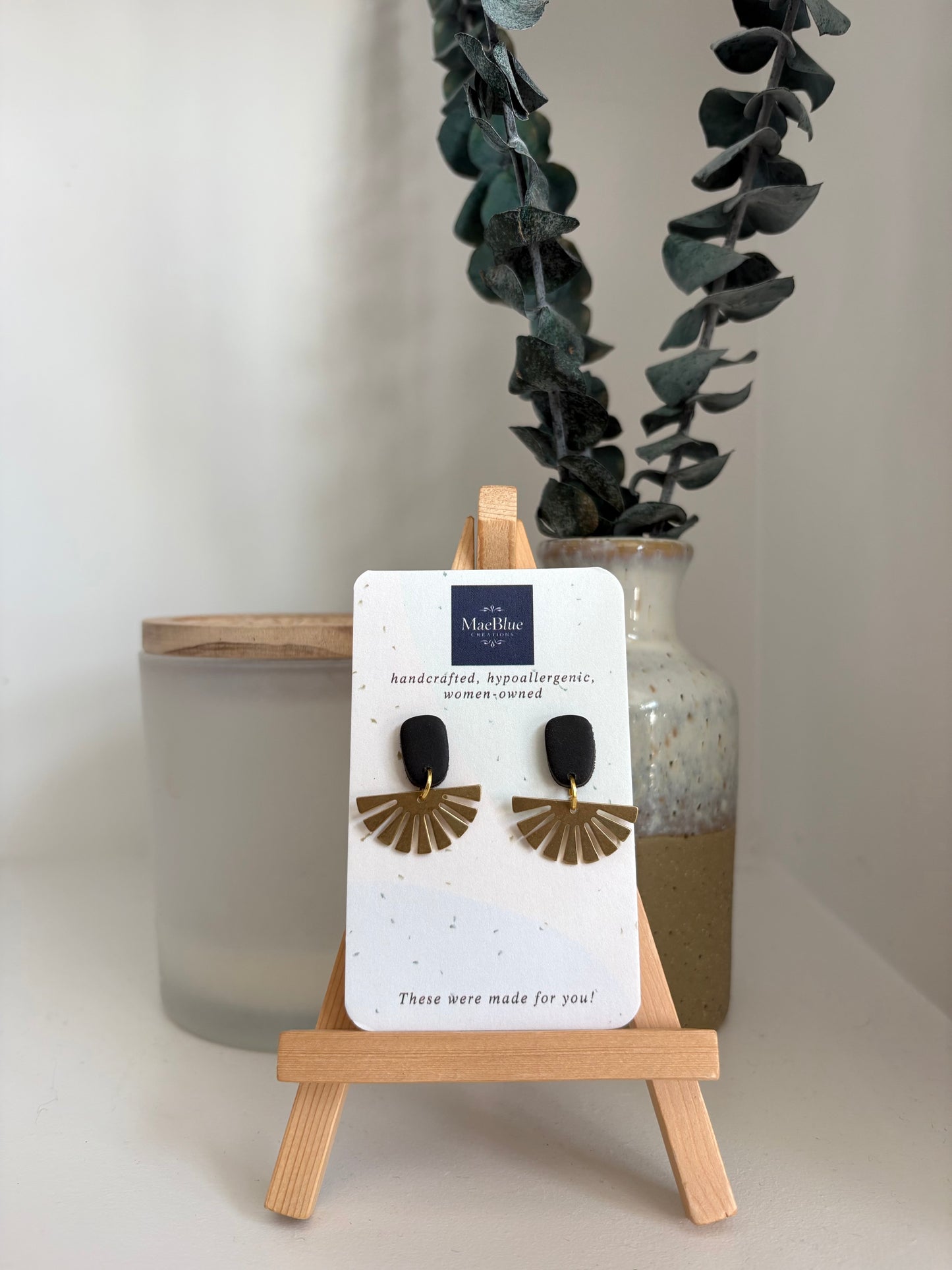 Gold Girlie Earrings (MULTIPLE COLORS)