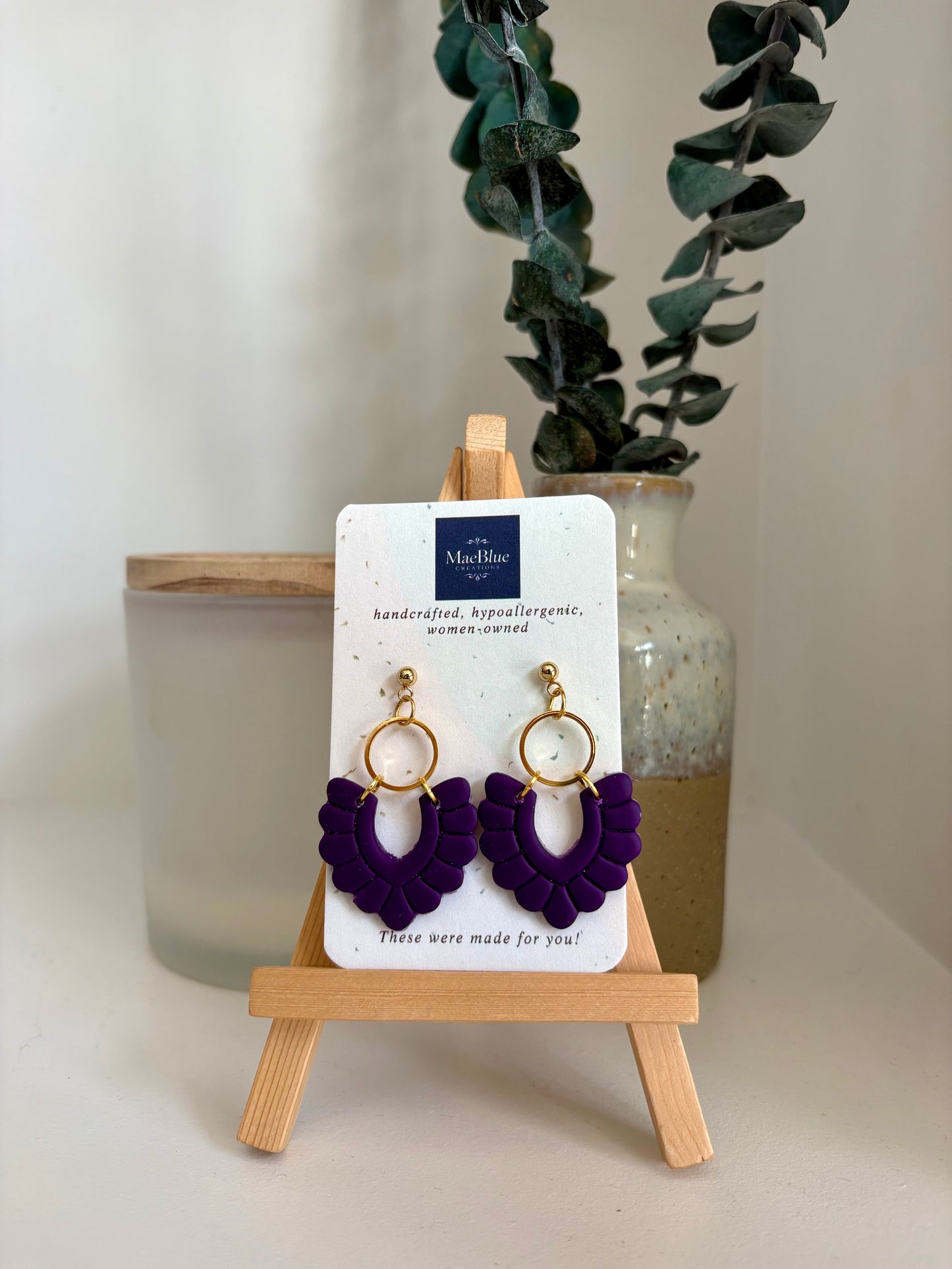 Mae Earrings (MULTIPLE COLORS)