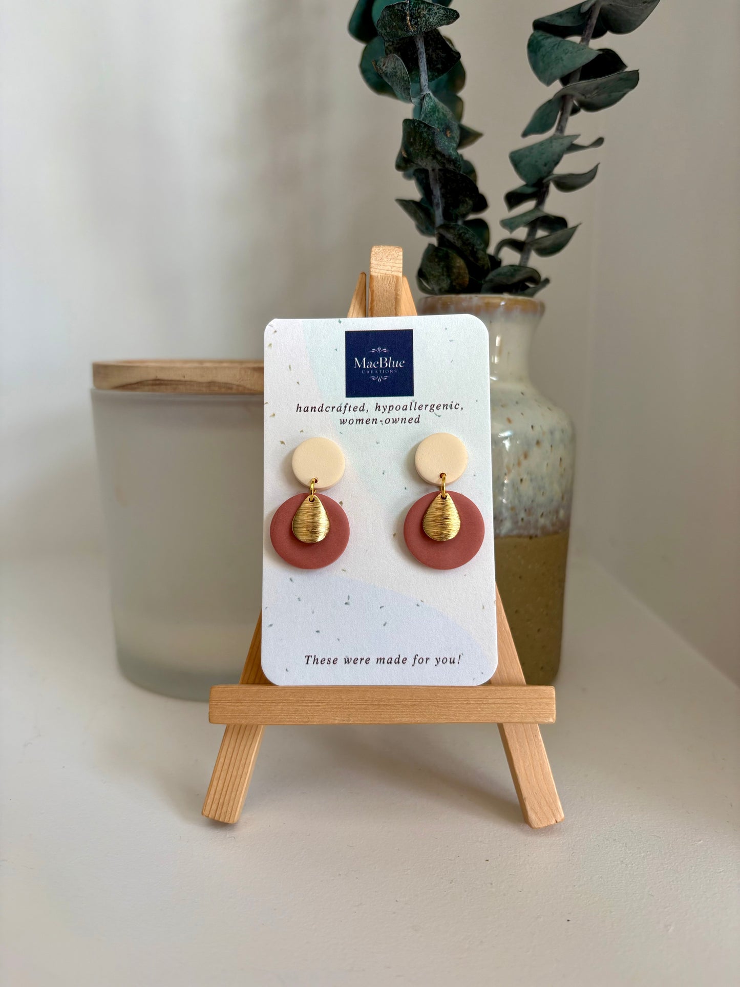 Golden Tear Earrings (MULTIPLE COLORS)