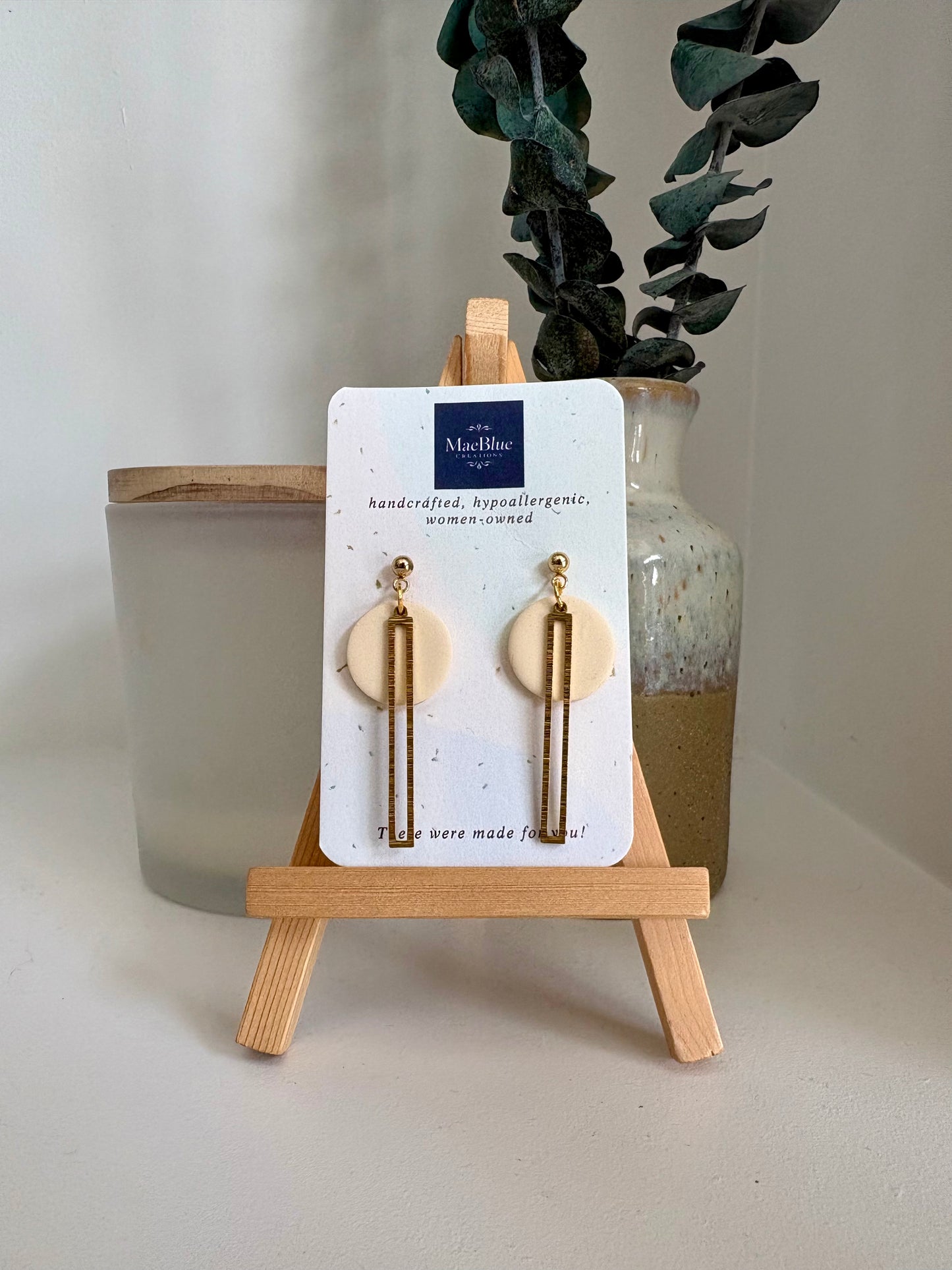 Mini Center of Attention Earrings (MULTIPLE COLORS)
