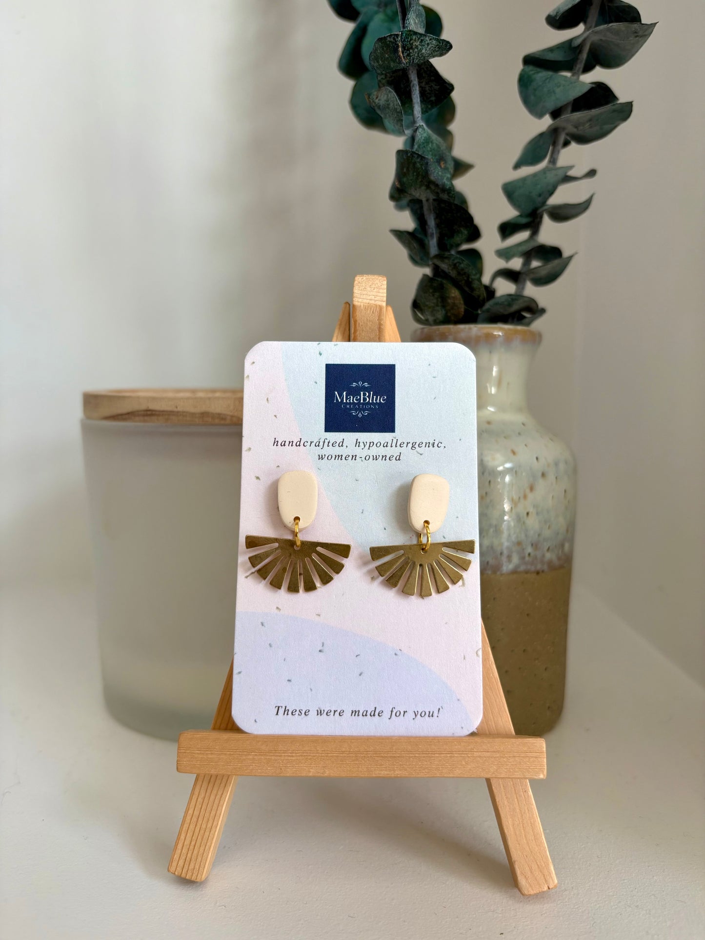 Gold Girlie Earrings (MULTIPLE COLORS)