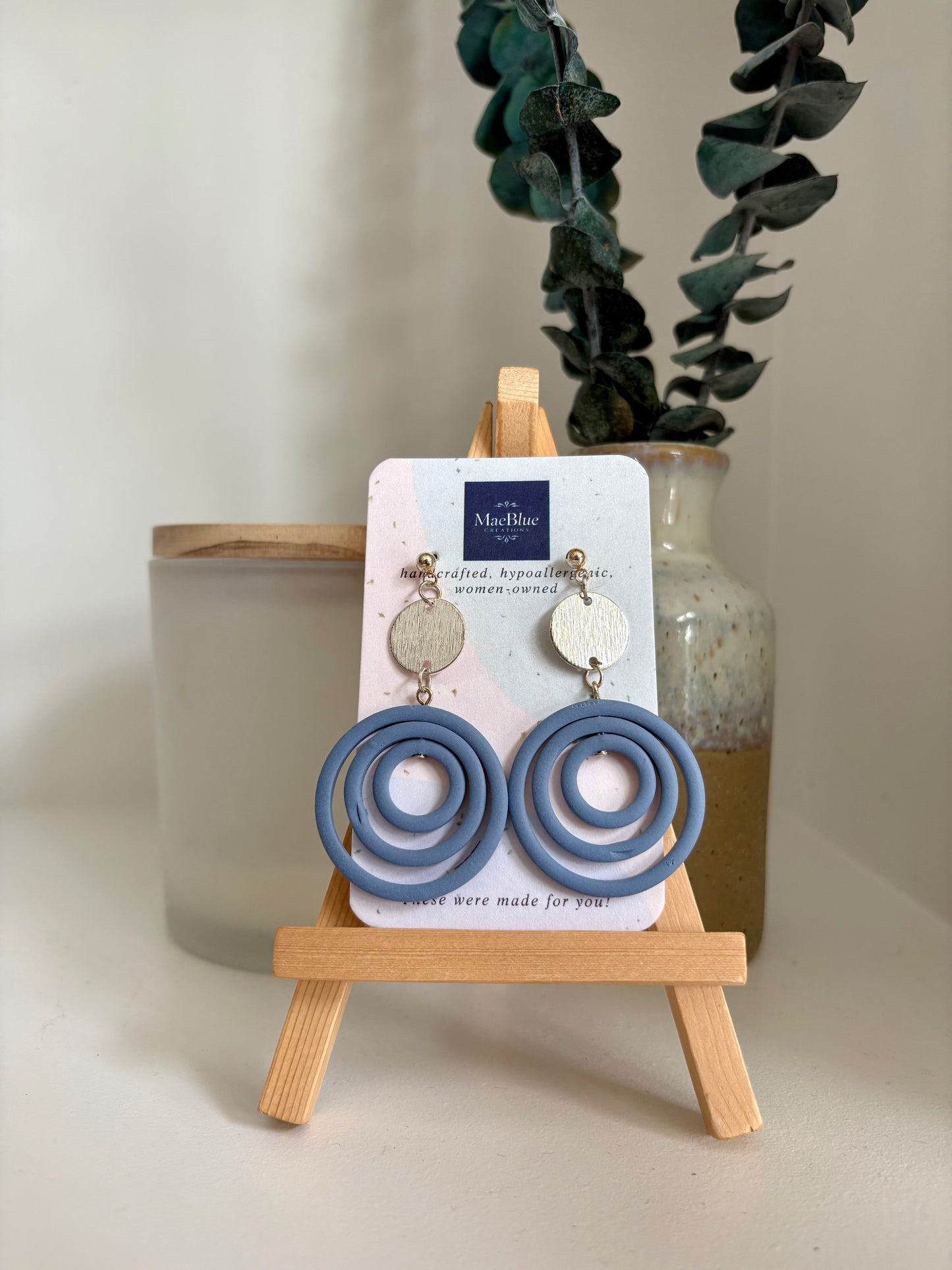 Multi Circle Earrings (MULTIPLE COLORS)