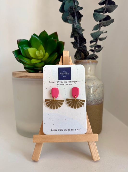 Gold Girlie Earrings (MULTIPLE COLORS)