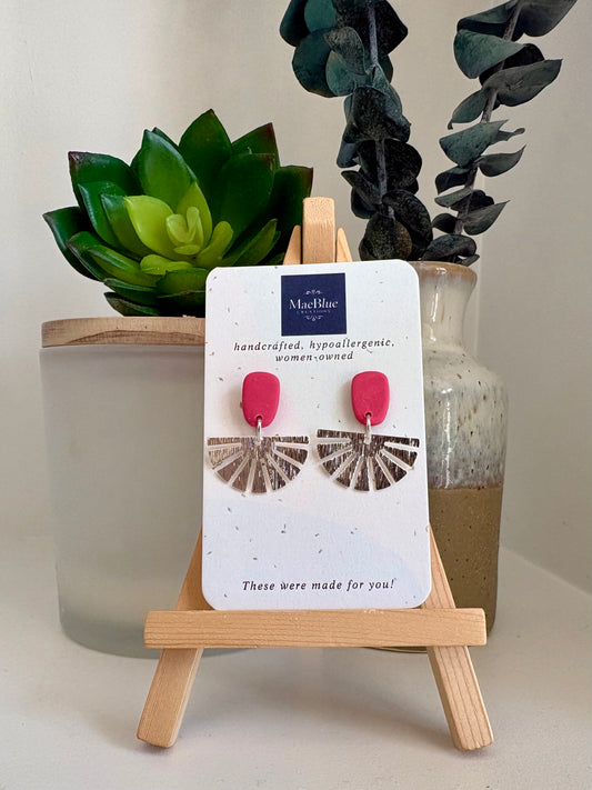 Silver Girlie Earrings (MULTIPLE COLORS)
