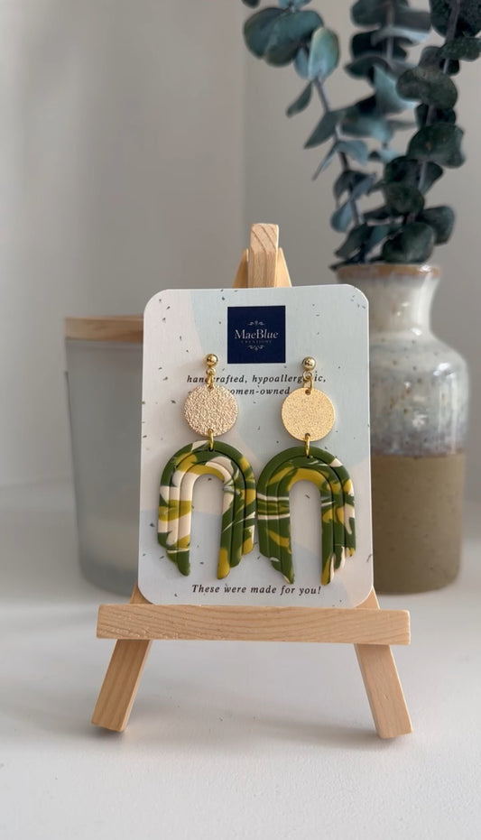 Arch Earrings (MULTIPLE COLORS)