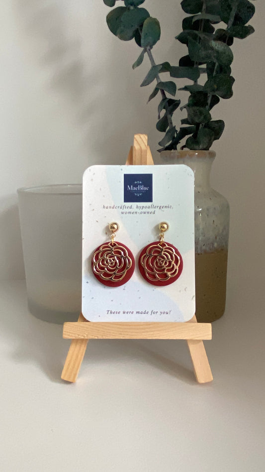 A Rose By Any Other Name Earrings (MULTIPLE COLORS)