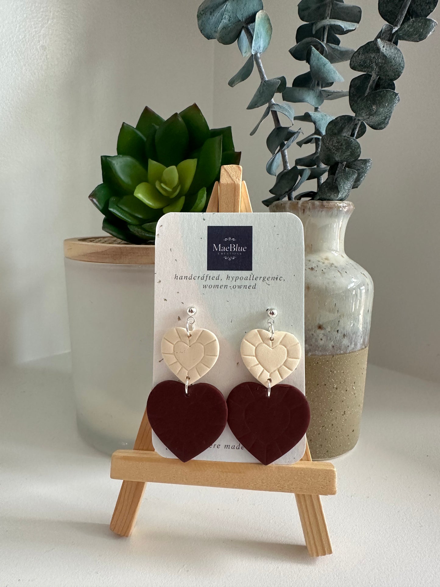 Queen of Hearts Earrings (MULTIPLE COLORS)