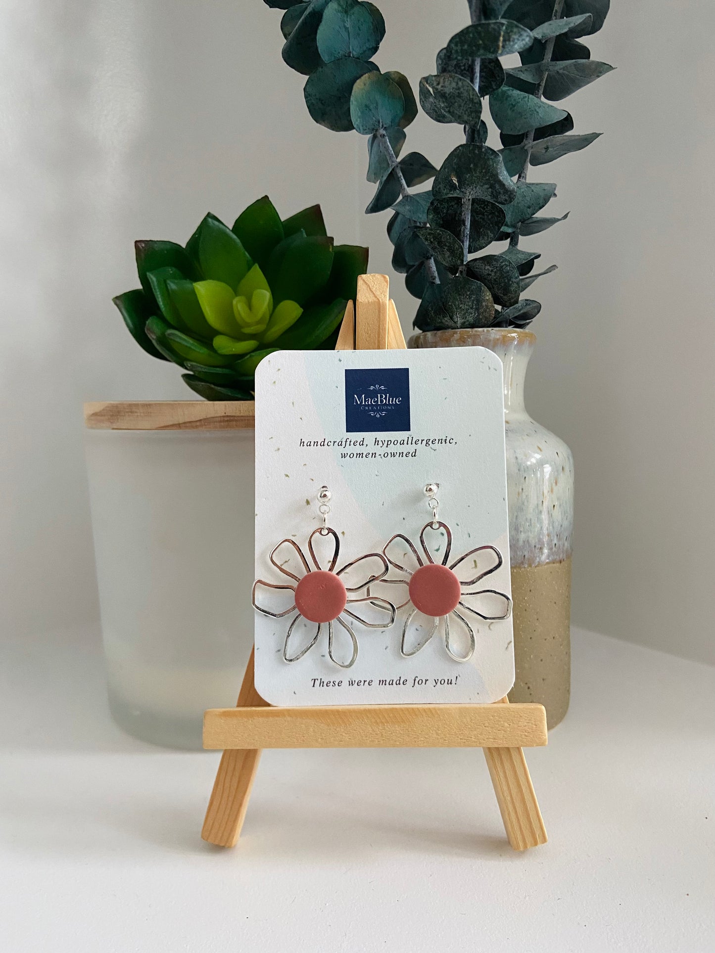 Flower Power Earrings (MULTIPLE COLORS)