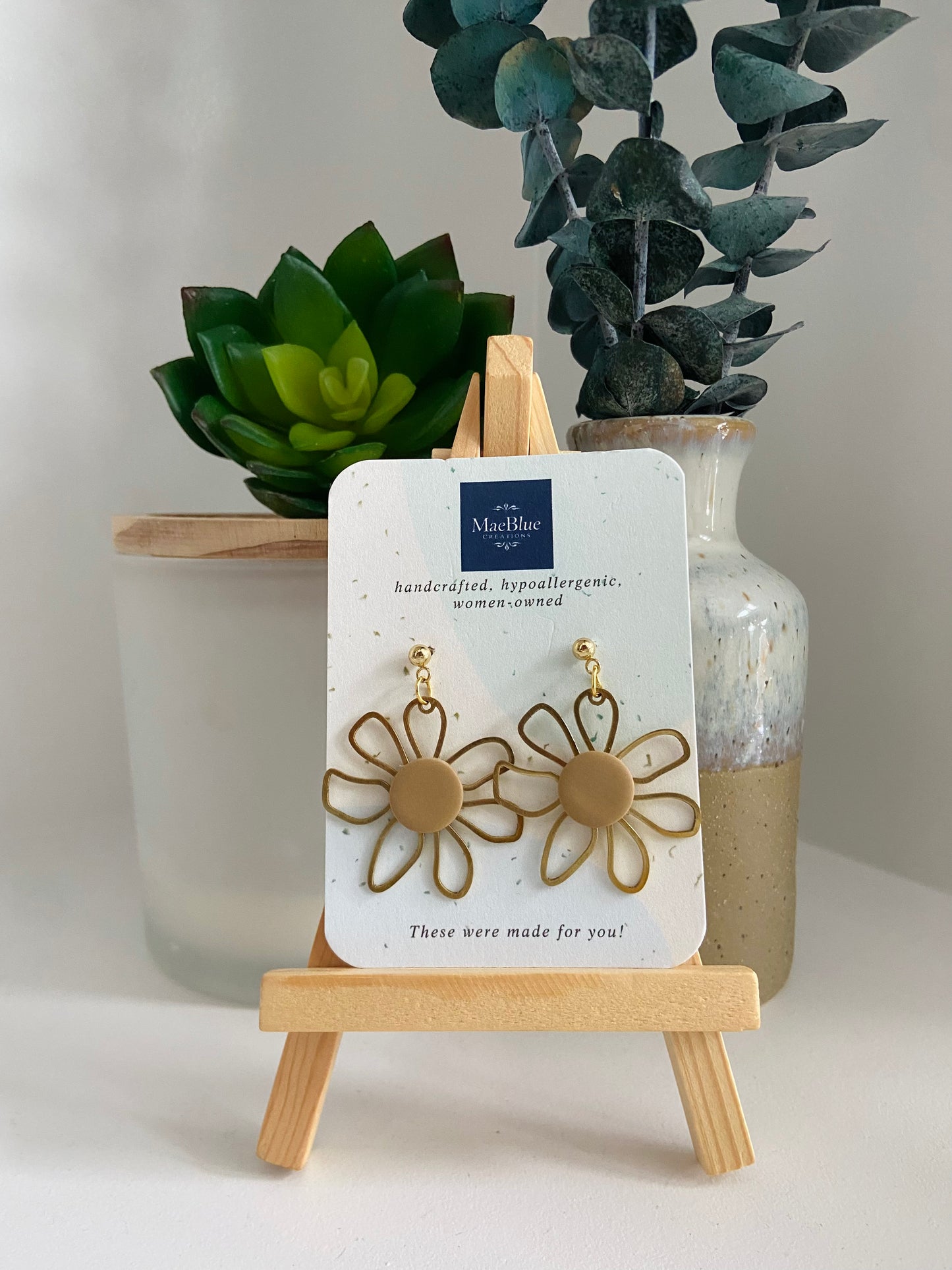 Flower Power Earrings (MULTIPLE COLORS)