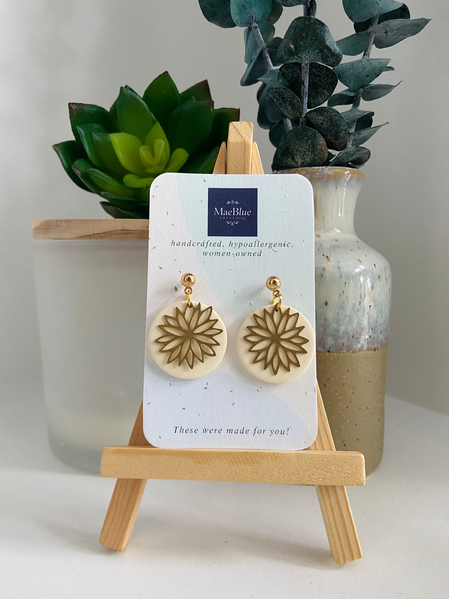 Fancy Some Floral Earrings (MULTIPLE COLORS)