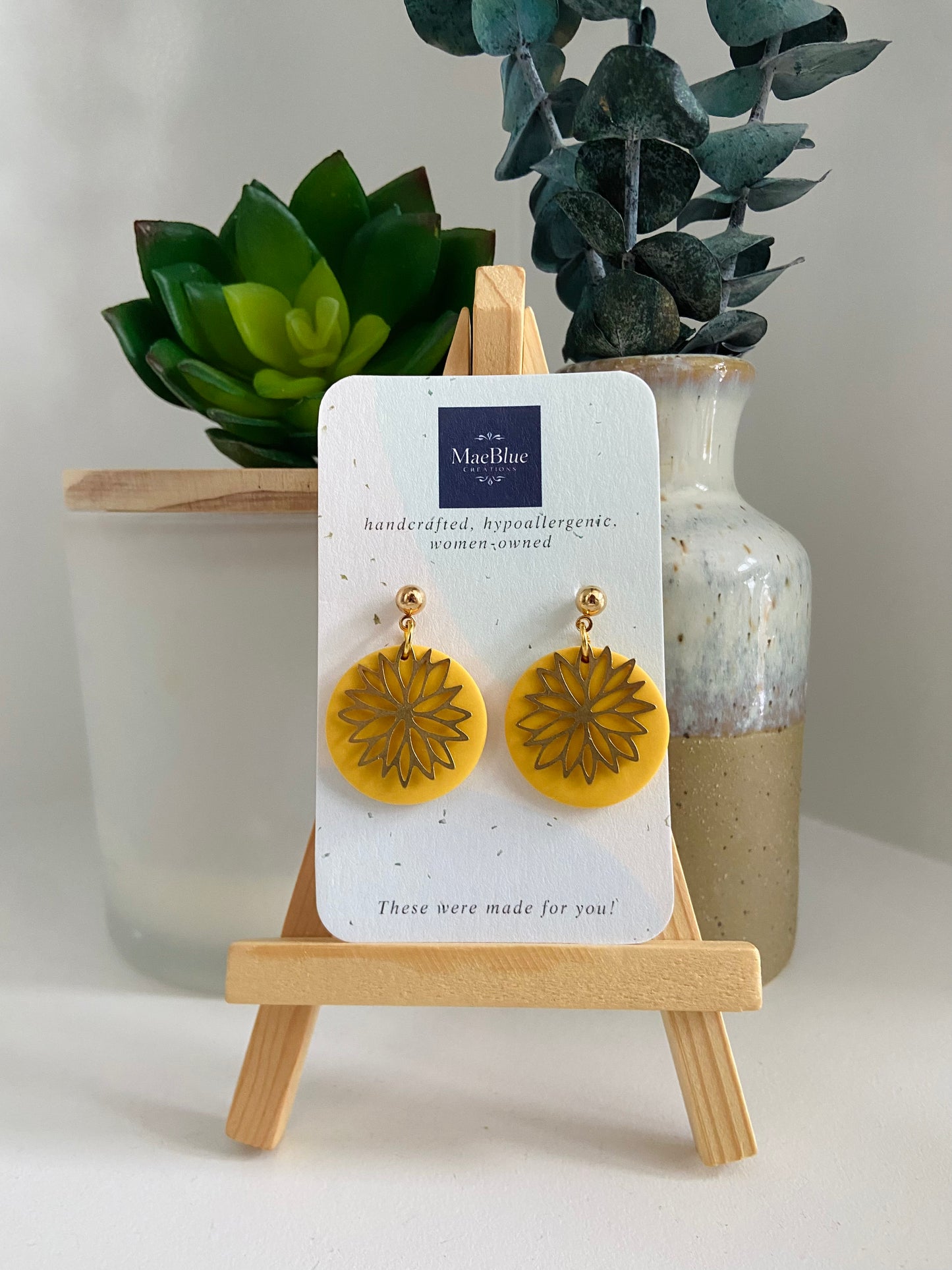 Fancy Some Floral Earrings (MULTIPLE COLORS)