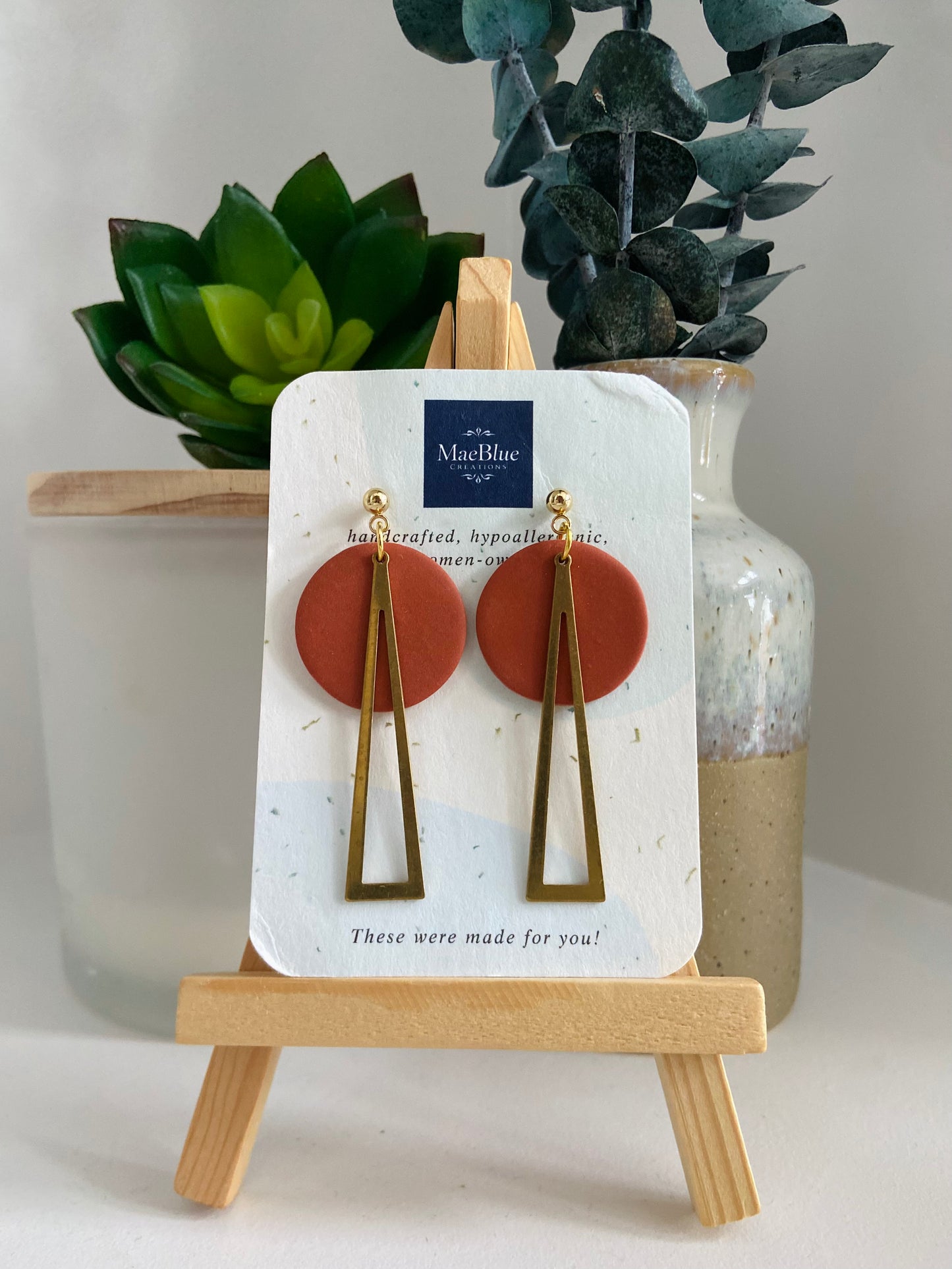 Center of Attention Earrings (MULTIPLE COLORS)