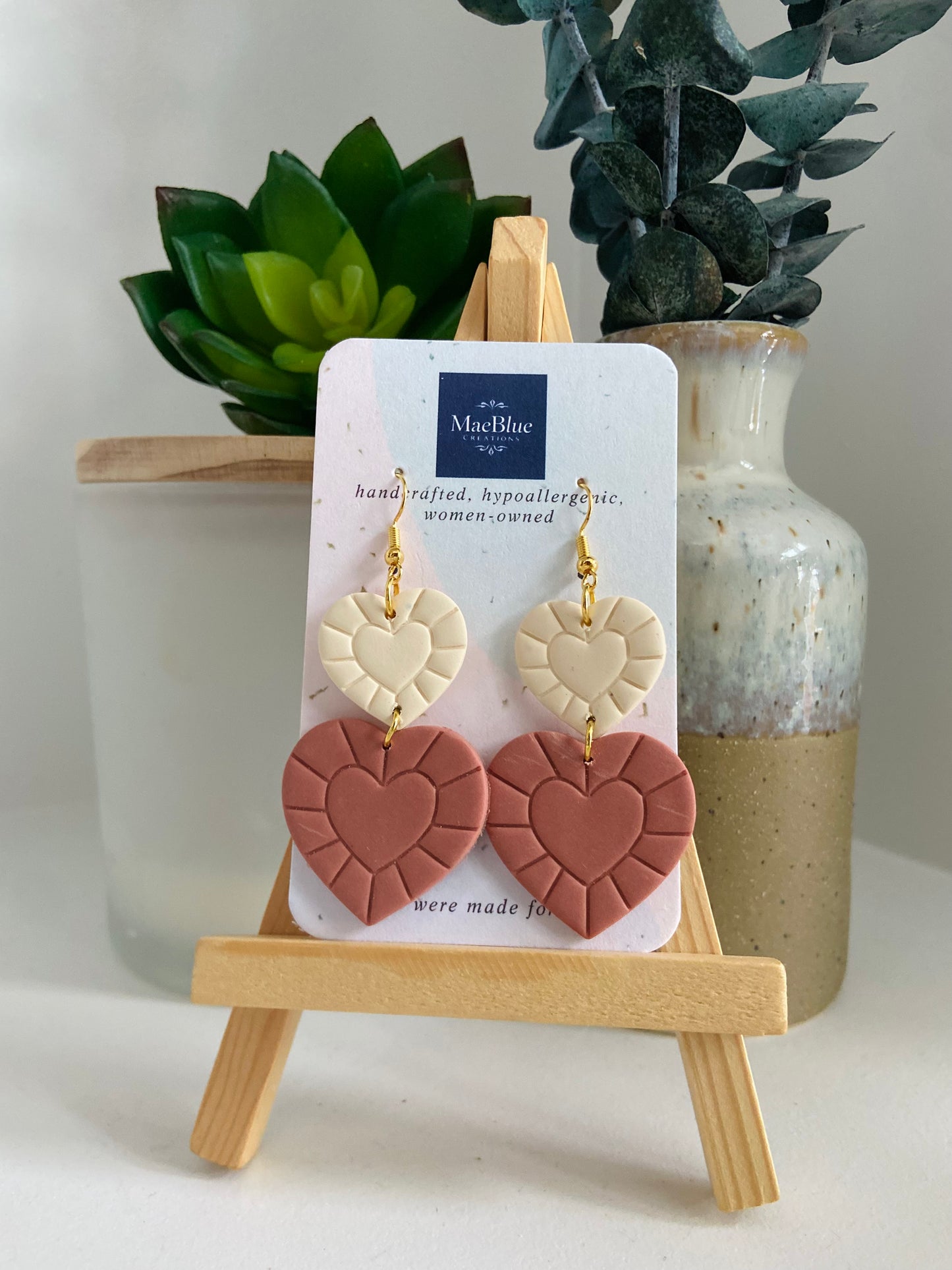 Queen of Hearts Earrings (MULTIPLE COLORS)