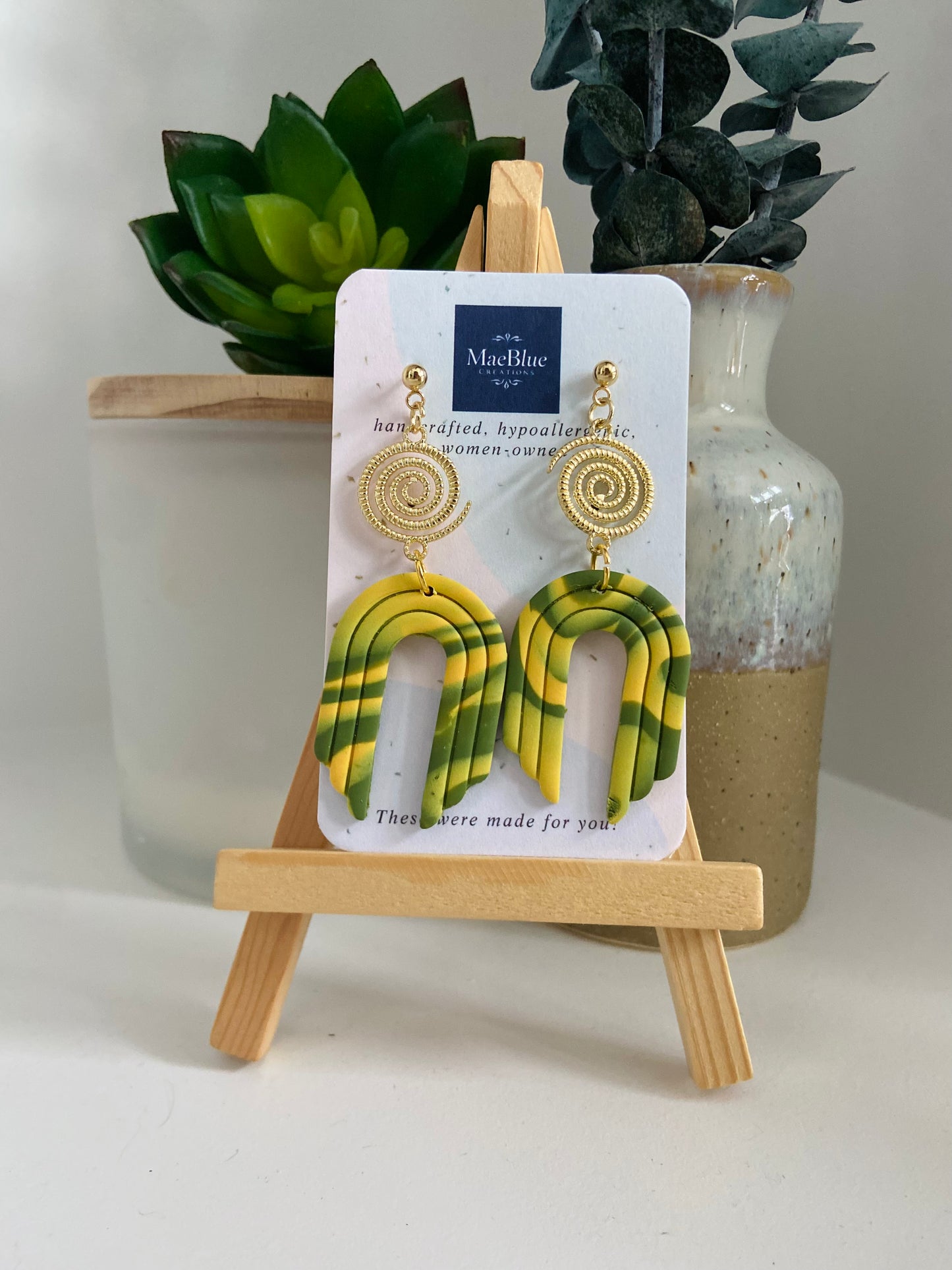 Spiral Arch Earrings