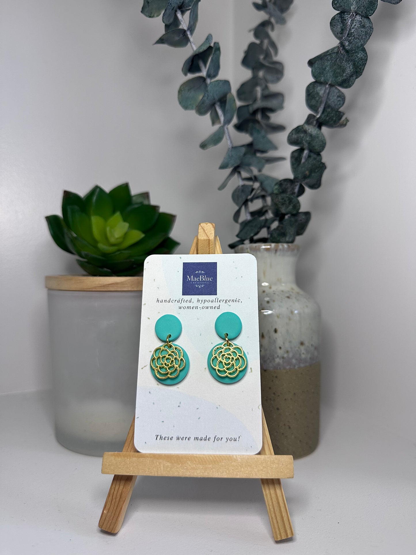 A Rose By Any Other Name Earrings (MULTIPLE COLORS)