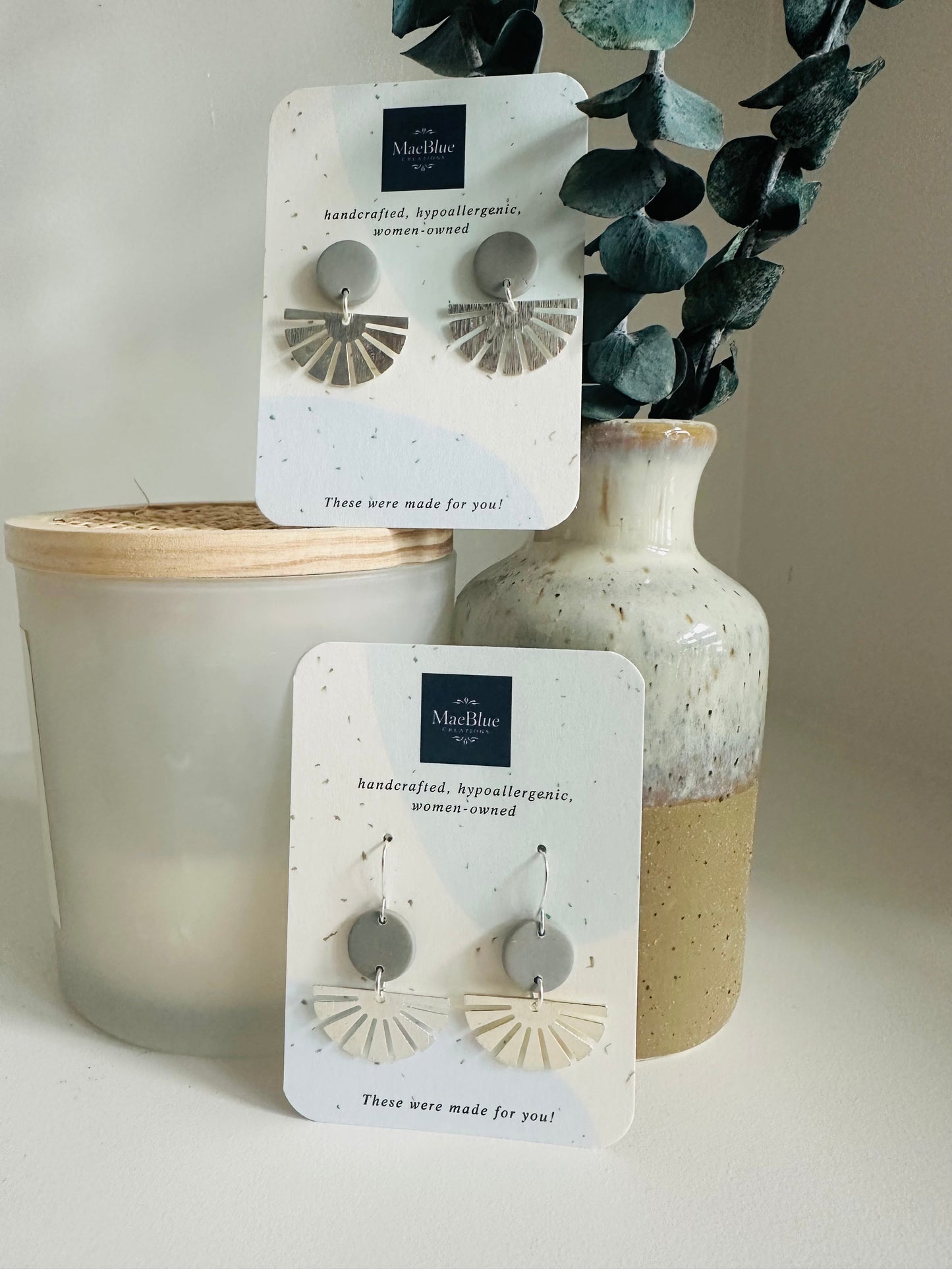 Silver Moon Earrings
